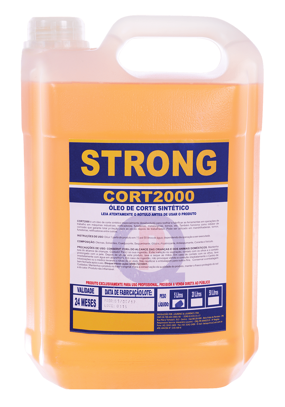 Óleo Solúvel Sintético Strong Cort2000